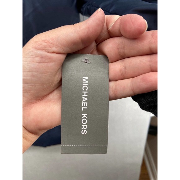 Michael Kors Coat kids Sz 14/16 Hooded Puffer Jacket in Midnight Blue Warm. - Picture 7 of 16